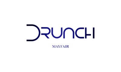 drunch mayfair logo blue