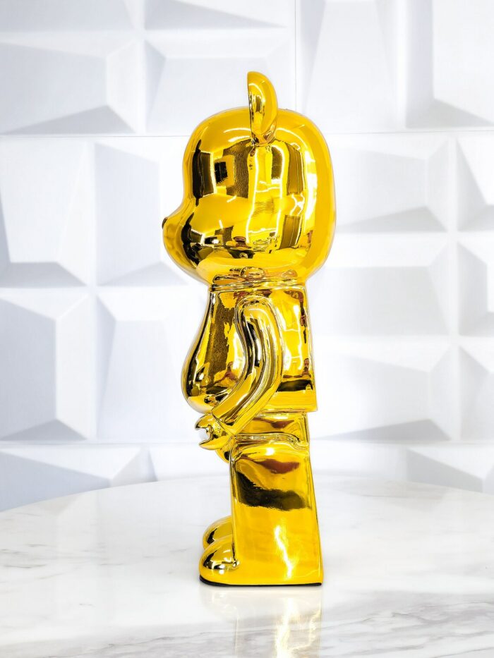 mid-size-bear-statue-gold
