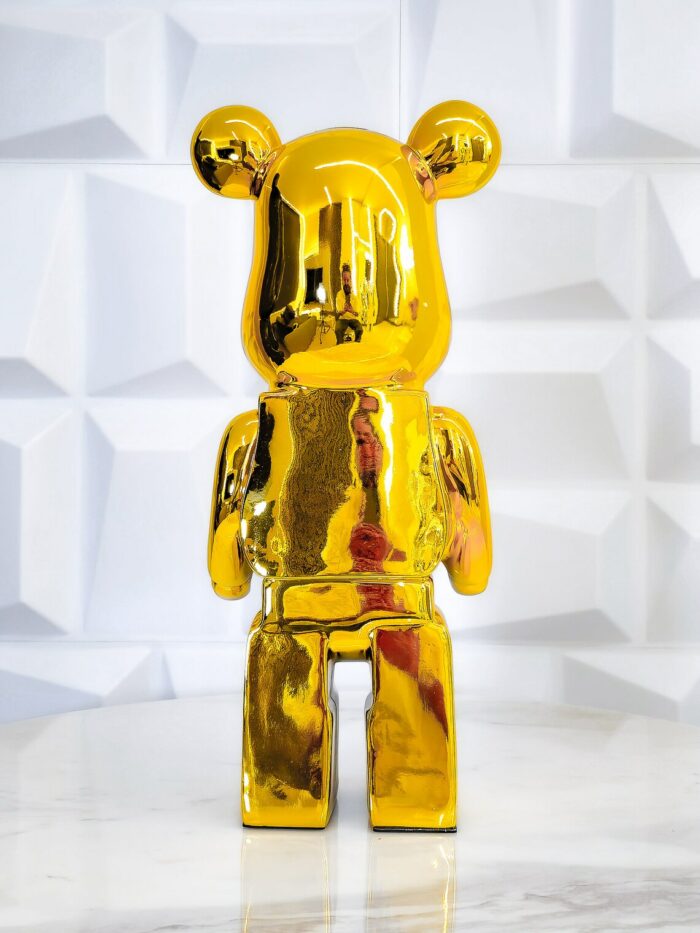 mid-size-bear-statue-gold
